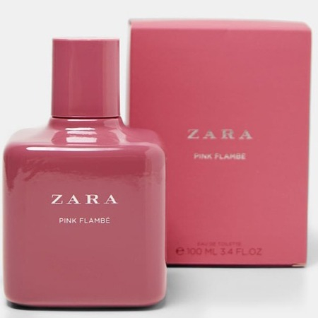 zara perfume pink flambe